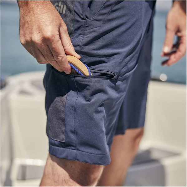2026 Gill Mens UV Stretch Pro Shorts UV024 - Navy